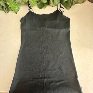 Black Womens Spaghetti Strap Tank Top